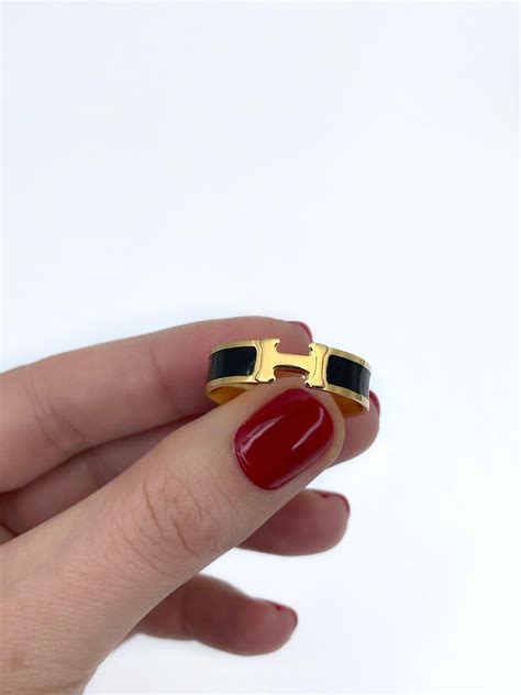 hermes h clic ring|authentic Hermes rings.